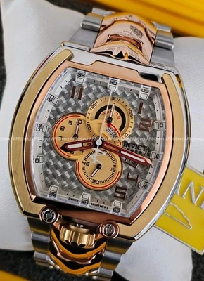 Invicta MAMMOTH Reserve - SWISS 5050.E UNIQUE Chrono Glass Fiber Dial mens watch - Image 1 of 4