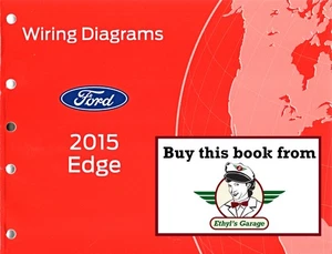 2015 Ford Edge Factory Electrical Wiring Diagrams Manual - Picture 1 of 2