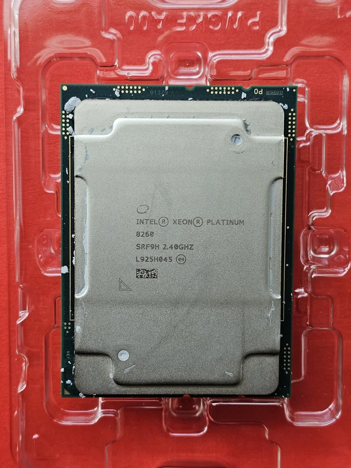 Intel Xeon Platinum 8260 Processor SRF9H 24-CORE 2..4GHz - Image 1 of 1