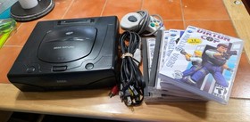 SEGA Saturn, 1 Controller, 4 games, Working Clock Batt, Everything Tested Works