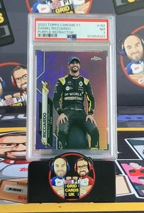 Daniel Ricciardo 164/399 Purple - PSA 7 #182 - 2020 Topps Chrome F1 - Graded - Picture 1 of 1