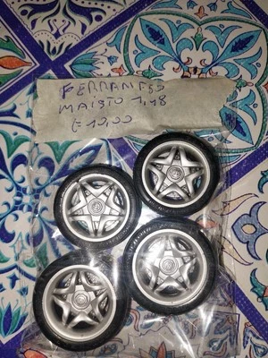 Kit Ruote Scala 1,18 FERRARI F50 MAISTO  - Immagine 1 di 2