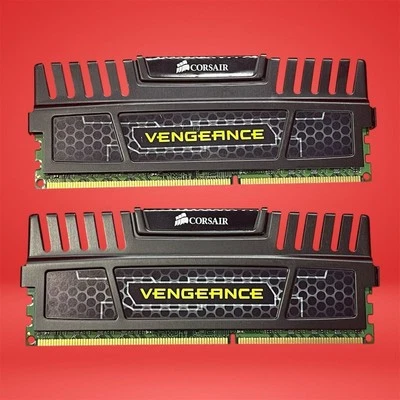Corsair Vengeance 8GB (2x4GB) DDR3 1600MHz PC3-12800 RAM CMZ8GX3M2A1600C9 - Image 1 of 3