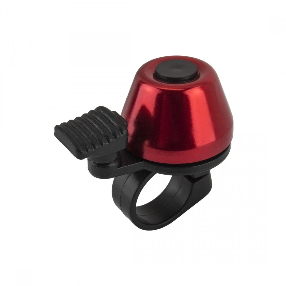 Sunlite Candy Mini Anodized Red Alloy Bell with Multi-Fit Handlebar Mount - Image 1 of 1