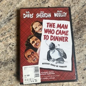 The Man Who Came to Dinner DVD Bette Davis Monty Woolley Christmas NEW - Picture 1 of 6