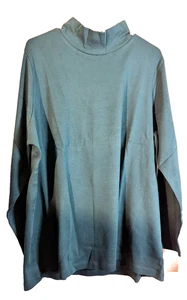 Coldwater Creek Mujer 2X Azul Cuello Tortuga Suéter Nuevo Con Etiquetas - Imagen 1 de 6