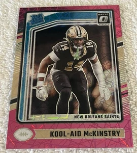 2024 Panini Donruss Optic Kool-Aid McKinstry Rated Rookie Pink Velocity /80 RC - Picture 1 of 5