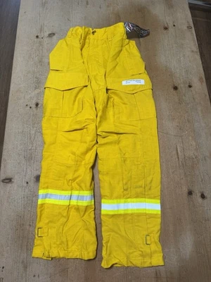 Crew Boss Nomex Wildland Fire Fighting Pants Yellow Reflective 2016 AN - Image 1 of 4