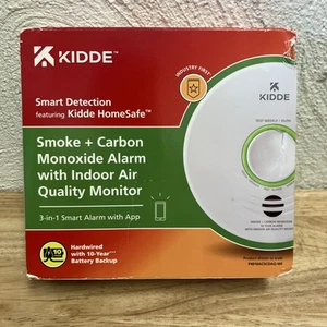 Kidde Smart Smoke & Carbon Monoxide Detector & Indoor Air Quality Monitor, WiFi - Picture 1 of 4