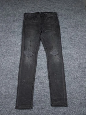 PRPS Jeans Men's 32 Black Distressed Stretch WARLOCK Drop Skinny Fit - Image 1 of 4