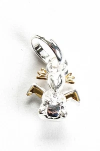 Links of London Womens Sterling Silver Yellow Gold Vermeil Zodiac Dragon Charm - Picture 1 of 3