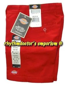 Dickies Boys QR200 Multi Use Pocket Short English Red FlexWaist Adjustable Waist - Picture 1 of 3