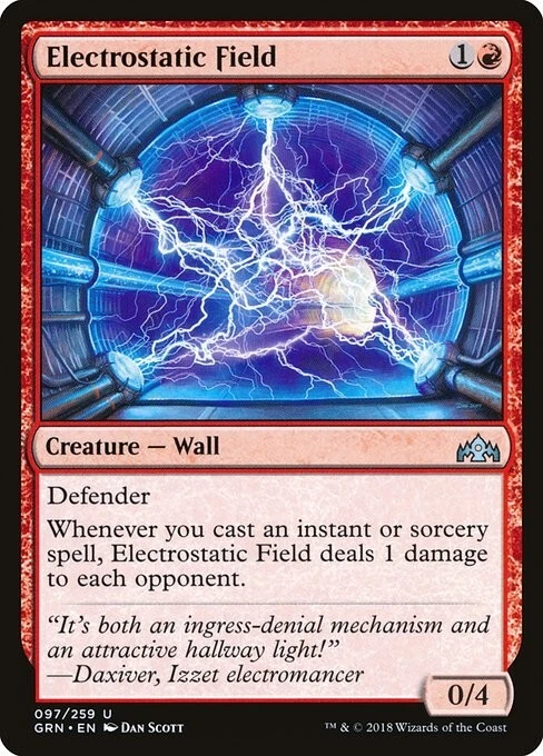 Electrostatic Field 1x MtG Guilds of Ravnica  SP/NM - Image 1 of 1