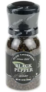 Olde Thompson schwarze Pfefferkörner mit Mühle 1-4,9 Unzen, kostenloser Versand! - Bild 1 von 3