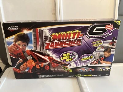 Lanzador turbo motorizado Toy Gx Racers, Jakks Pacific Road Champs Foto 1 de 4