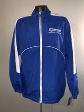 Men's Bristol Motor Speedway Official Light Racing Jacket Full-Zip ANWT Medium