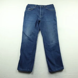 Lee Men's Size 36x34 (Actual 34x28) Blue Denim Straight Leg Jeans - Picture 1 of 9