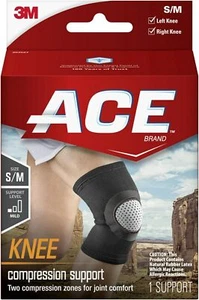 Ace Knee Elasto-Preene Knee Support Black Small/Medium - Picture 1 of 3