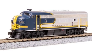 Broadway Limited 7764 N Scale ATSF EMD F7A Bluebonnet Diesel Locomotive #335 - Picture 1 of 4