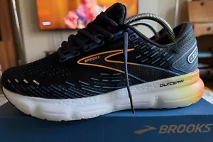 Brooks Glycerin 20 Mens Running Shoes Blue Cushioned Comfort Sports Run Trainers - Picture 1 of 6