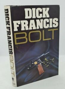 1986 Bolt by Dick Francis Thriller Author's Presentation Copy DJ First Edition