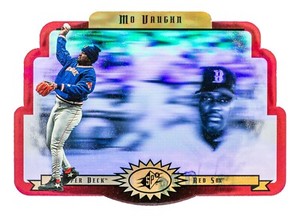Mo Vaughn #10 (1996 Upper Deck SPx) Gold Die-Cut Hologram, Boston Red Sox