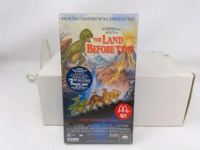 The Land Before Time McDonalds Promo Watermarked VHS - Image 1 of 4