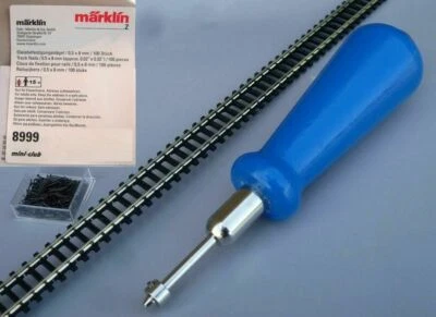 NagelBOY mit Nägel märklin 8999 u. VorBohrer  "Z-NAGELN LEICHT GEMACHT" - Bild 1 von 4