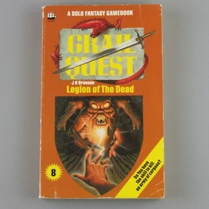 Legion of the Dead Grail Quest 8 A Solo Fantasy Gamebook Armada 1986 J H Brennan - Bild 1 von 15