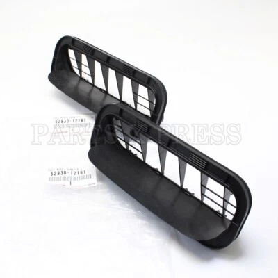 62930-12161 GENUINO OEM TOYOTA LEXUS CONJUNTO DE CONDUCTOS CUARTO DE VENTILACIÓN IZQUIERDA Y DERECHA - x2 Foto 1 de 4