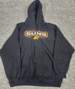 Men's Hoodies Sweatshirt 2XL Black NBA Phoenix Suns Kangaroo Pockets Long Sleeve - Picture 1 of 7