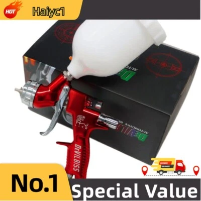 NEW Devilbiss Red GTI PRO LITE LVMP Car Paint Spray Gun - 1.3mm Nozzle Tool - Image 1 of 3