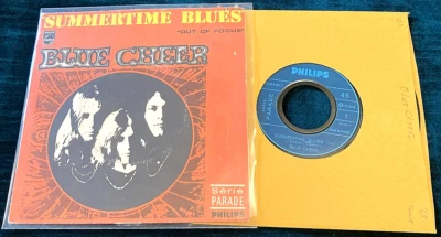 Blue Cheer: Summertime Blues/Out of Focus 45 France w/pic sleeve heavy psych VG - Image 1 of 2