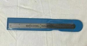 6" Satin Chrome Ridgid Rule (162-002) 6R Graduation - Picture 1 of 3