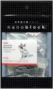 nanoblock NBC-032 Amerikanisch Kurzhaar Katze Klemmbausteine Diamond Tiere NEU - Bild 1 von 2