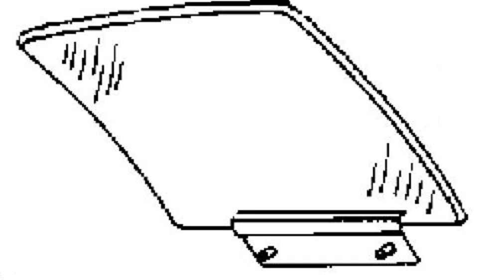 Compatível com Buick Park Avenue 1991-1996 4 portas sedã passageiro lateral porta traseira vidro - Imagem 1 de 1