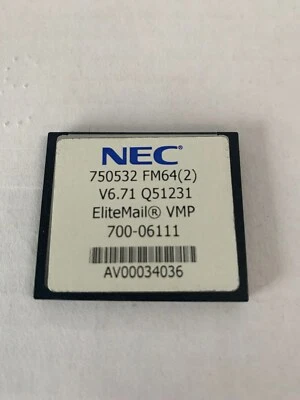 NEC FM64(2) (750532) Compact Flash Voice Mail Card - Image 1 of 2