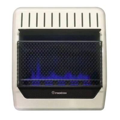 950 sq ft 20000 BTU Natural Gas/Propane ventless Wall Heater - Image 1 of 4