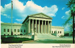 Supreme Court Building Front Architecture Washington DC Vintage Postcard  - Picture 1 of 2