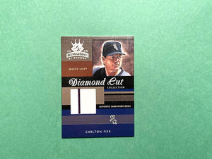 2003 Donruss Diamond Kings Diamond Cut Collection /400 Carlton Fisk #DC-36 HOF