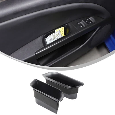 Caja de almacenamiento ABS para reposabrazos de puerta de coche para Seat Leon 2008-2012 contenedor ordenado de almacenamiento Foto 1 de 4