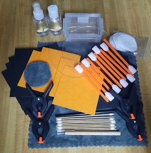 DELUXE TRADING CARD CARE KIT - ESSENTIAL FOR CARD CLEANING AND GRADING PREP - Picture 1 of 5