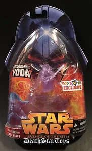 Star Wars 2005 Rache der Sith Holographic Jedi Master Yoda TRU Exclusive - Bild 1 von 2