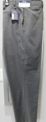 NEW Ralph Lauren The Comfort Flex Pant Flat Front Medium Grey Glen Check - Image 1 of 4