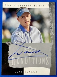 2003 Upper Deck Renditions The Signature Exhibit Auto Luke Donald LD - Picture 1 of 2