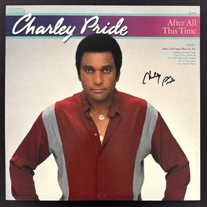 Charley Pride Signed Autograph Album Vinyl Record - After All This Time Beckett - Picture 1 of 4
