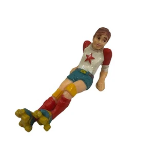 Vintage Wilton 1980 Cake Topper Decorazione Roller Derby Pattinaggio a rotelle - Foto 1 di 5