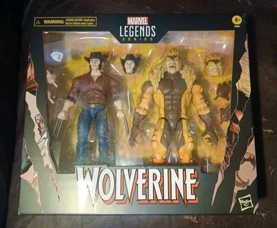 Marvel Legends Logan vs Sabretooth 2-pack Wolverine 50th Anniversary NIB New  - Image 1 of 4