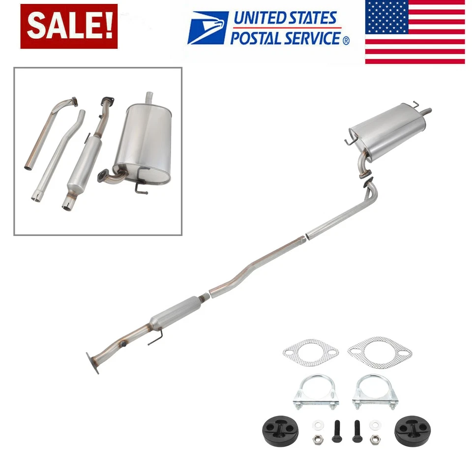 Resonator Exhaust Muffler pipe For Toyota Camry 2.2L 97-2001/Solara 2.4L 02-2003 - Image 1 of 4