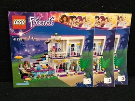 Lego Friends 41135 Livi's Pop Star House Instructions Only
